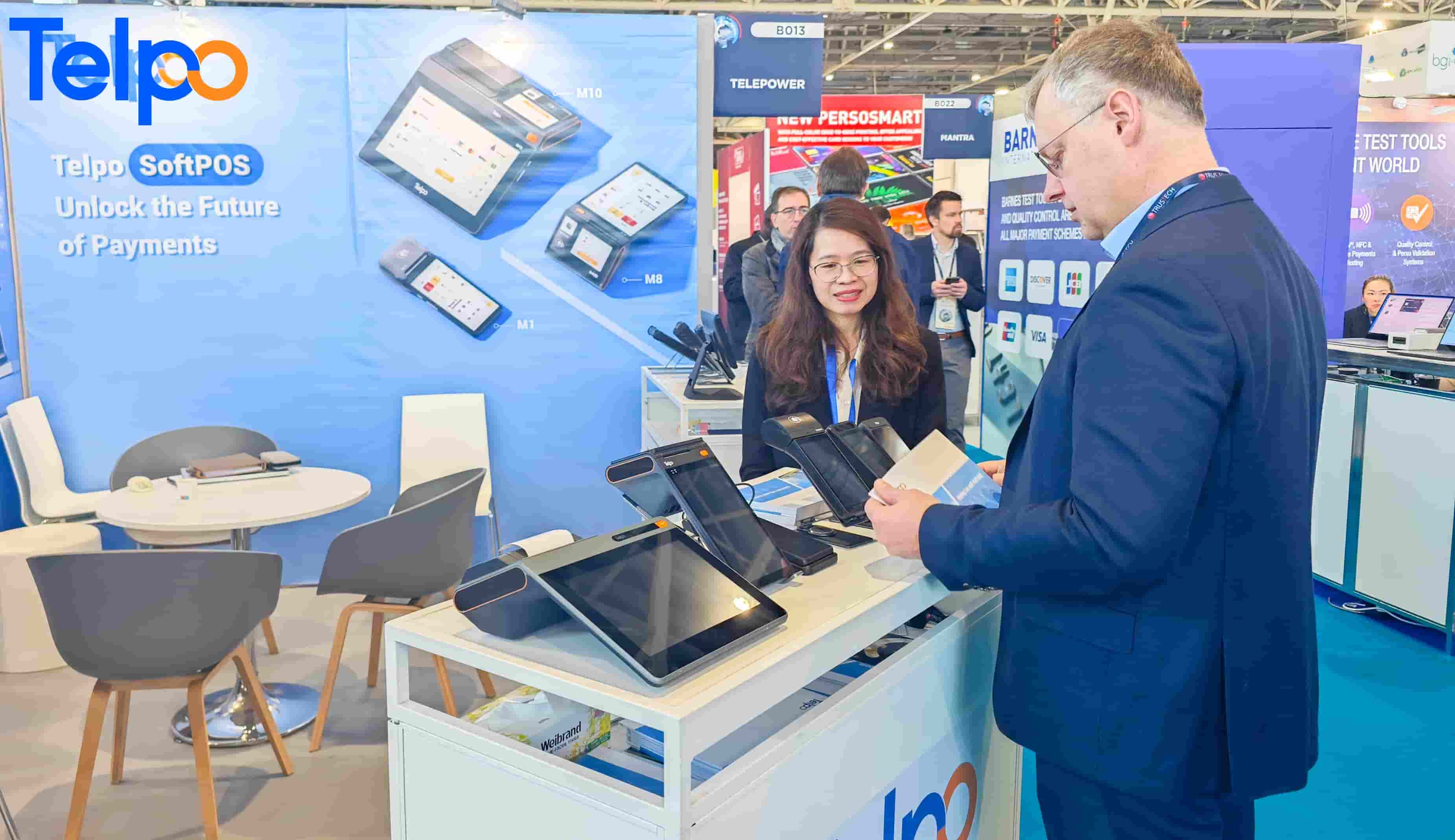 trustech exhibition softpos android pos
